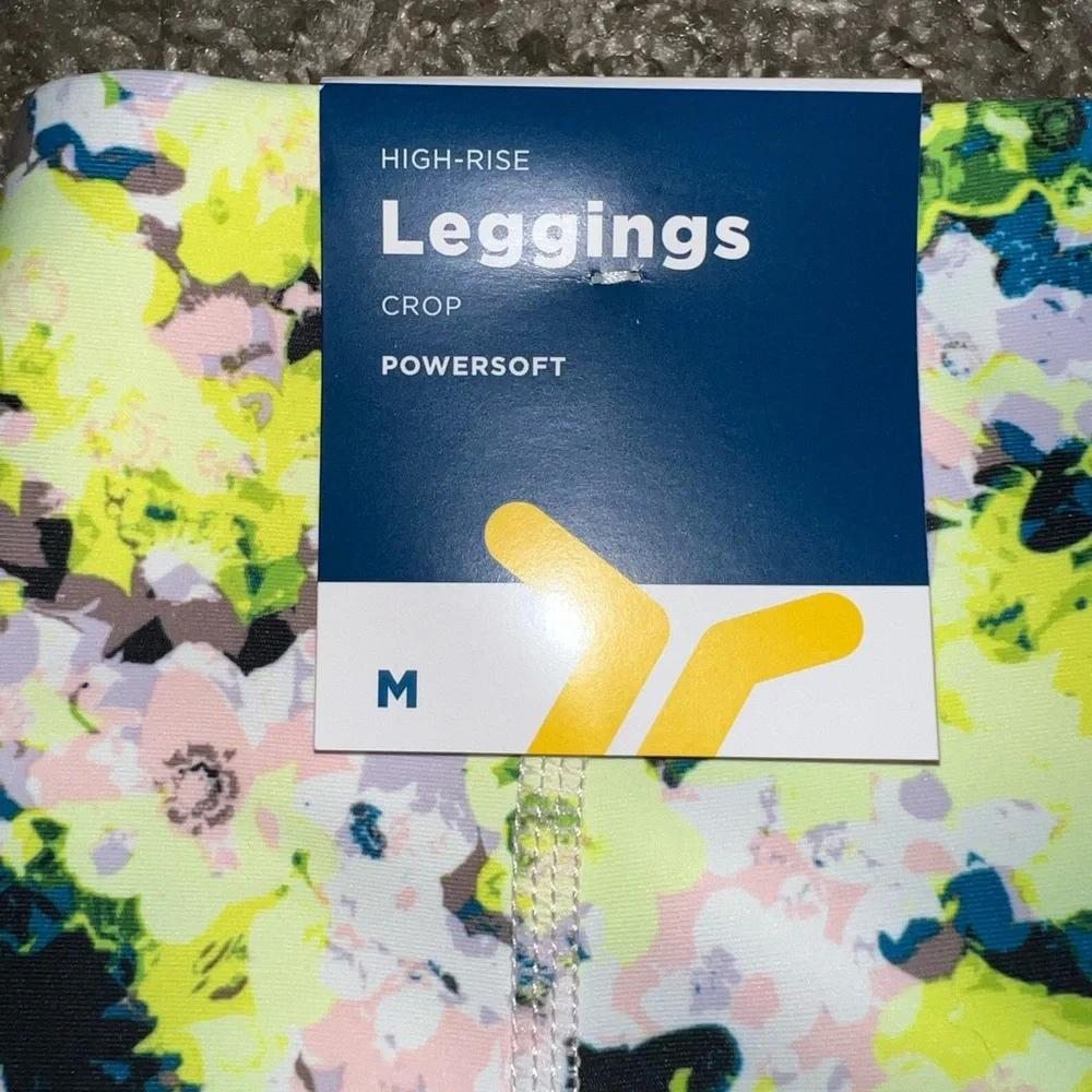 NWT!! Old Navy High-Waisted PowerSoft Side-Pocket Crop Leggings - Sz M - Picture 9 of 10